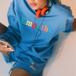 The Mayfair Group Empathy Always Sweatshirt and Sweat Shorts